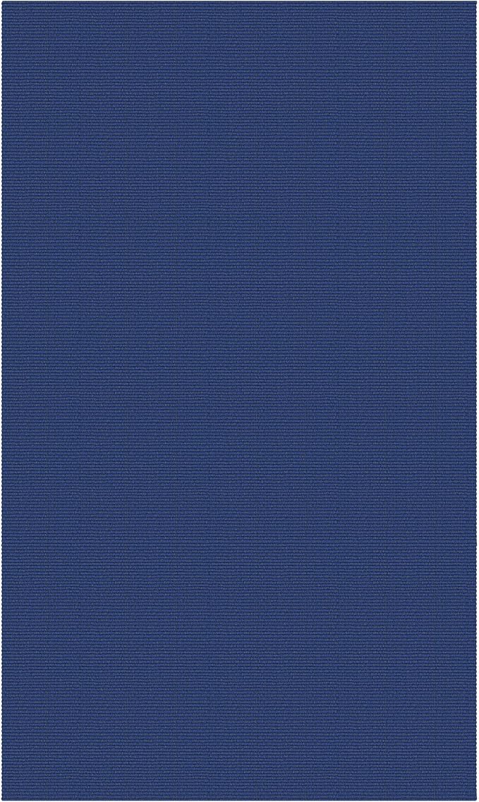 KOZYFLY Washable Area Rug 4x6 Ft Rubber Backed Rugs for Entryway Bedroom Throw Rugs Boho Entry Rug, Cotton Braided Floor Carpet for Dining Room Living Room, Royal Blue