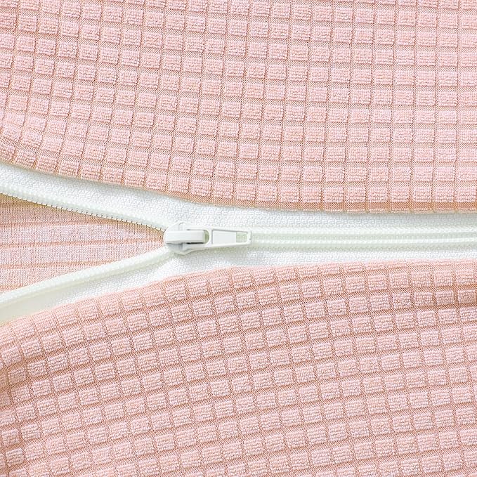 FORCHEER Office Chair Armrest Cover Stretchable Water Resistant Spandex Stretch Jacquard Computer Office Chair Arm Covers Chair Slipcover for Desk Chairs Arm 2P-Pink