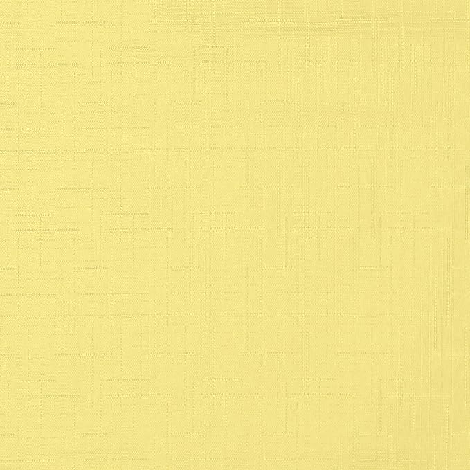 ECLIPSE Kendall Modern Blackout Thermal Rod Pocket Window Curtain for Bedroom or Living Room (1 Panel), 42" x 95", Lemon