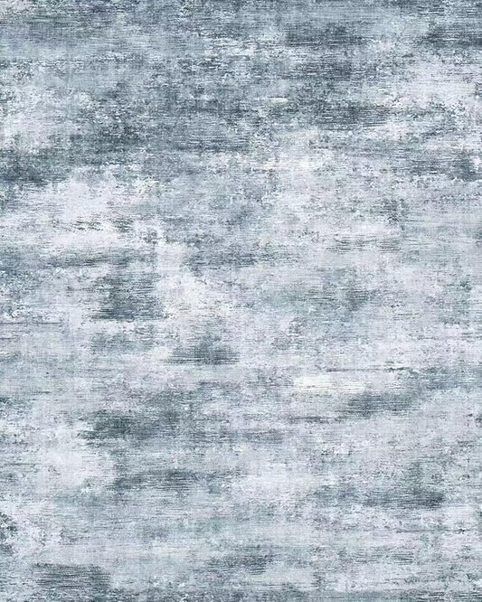 12x18ft Extra Large Living Room Rug – Washable Modern Abstract Neutral Oversize Rugs for Bedroom,Dining Room,Family Room – Non-Slip Low-Pile Thin Stain-Resistant Carpet (Misty Blue Gray)
