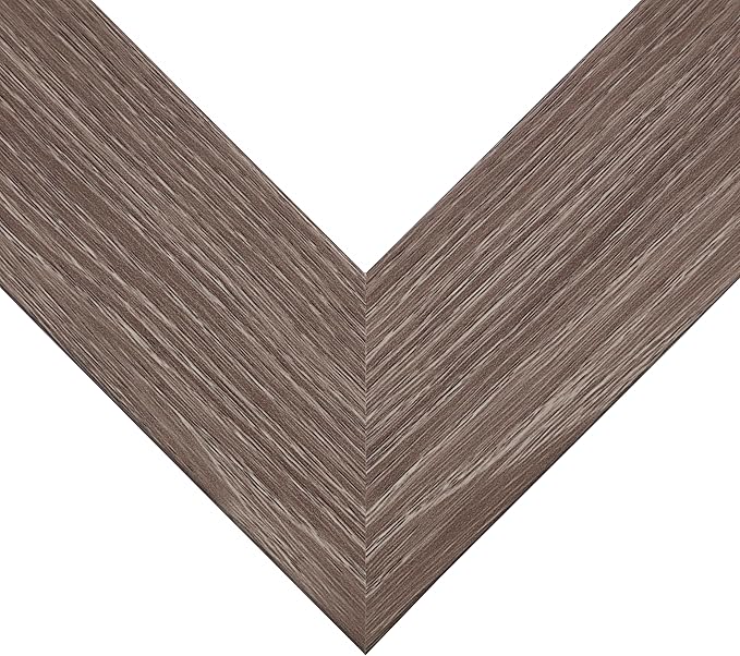 Craig Frames American Barn, 9x14 Picture Frame, Faux Barnwood, Farmhouse Grey