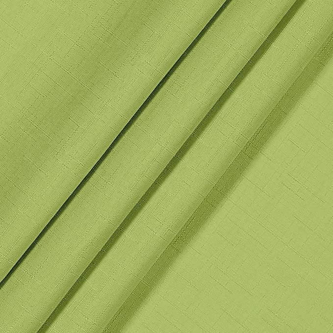 ECLIPSE Kendall Modern Blackout Thermal Rod Pocket Window Curtain for Bedroom or Living Room (1 Panel), 42" x 54", Lime