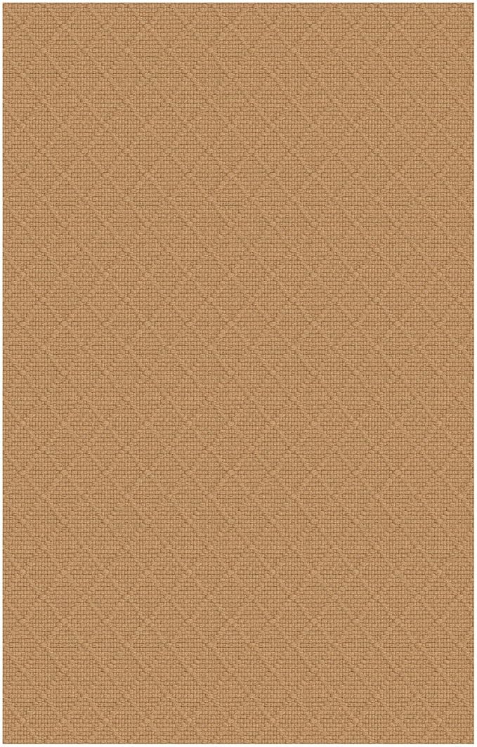KOZYFLY Washable Area Rug 2x3 Ft Small Entryway Rug Throw Rugs with Rubber Backing Indoor Door Mat, Braided Cotton Floor Carpet for Front Entrance Bathroom Kitchen Foyer, Warm Tan