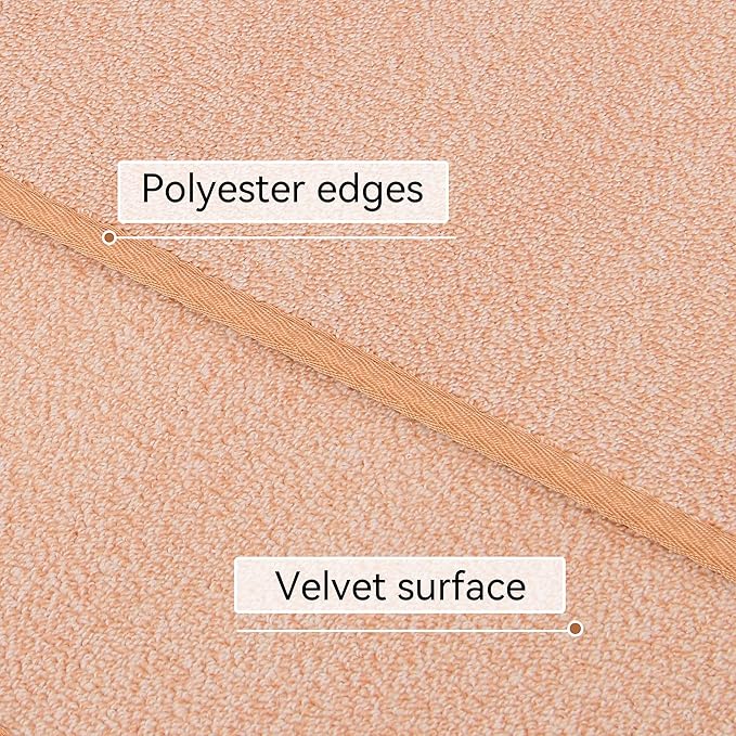 Area Rug with Non Slip Rubber Backing, Washable Soft Floor Carpet for Living Room, Kitchen, Entryway Indoor, Bedroom, Laundry, Low Pile Area Rugs, Solid Color with Pointillism Style (Camel, 3' * 5')