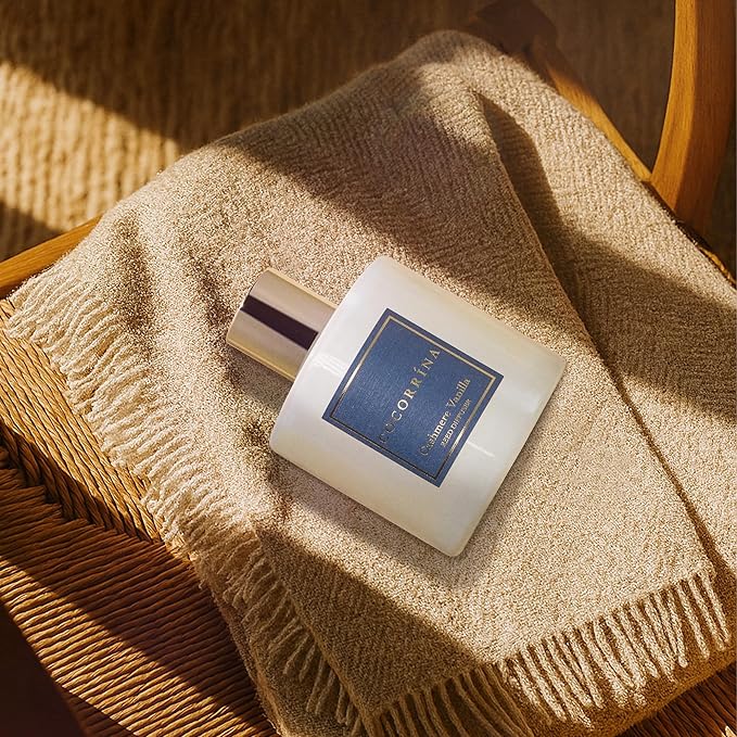 COCORR??NA Reed Diffuser - Cashmere Vanilla 6.7 fl oz Reed Diffuser for Bedroom Bathroom Home D??cor