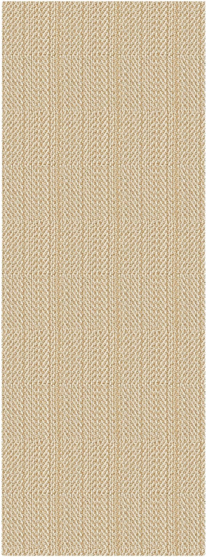 IOHOUZE Washable Runner Rug 2x5 Non Slip Runners for Hallways Entryway Runner Indoor, Kitchen Throw Rug Woven Cotton Floor Carpet for Hall Entrance Bedroom, Warm Beige/Orange/Apricot