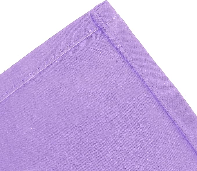 LEMOMO Lavender Thermal Blackout Curtains/42 x 72 Inch/Set of 2 Panels Room Darkening Curtains for Bedroom