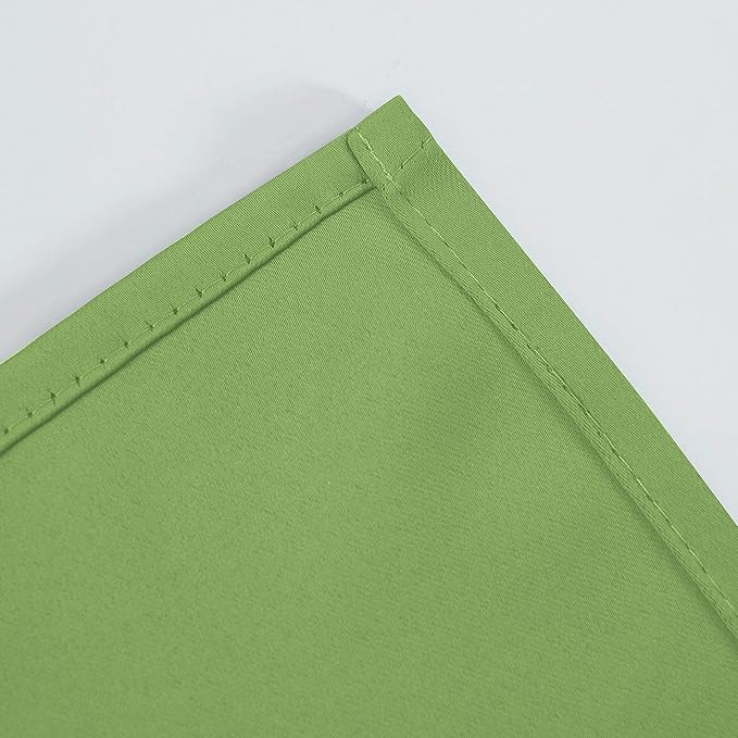 LEMOMO Blackout Curtains 66 x 84 inch/Light Green Curtains Set of 2 Panels/Thermal Insulated Room Darkening Bedroom Curtains