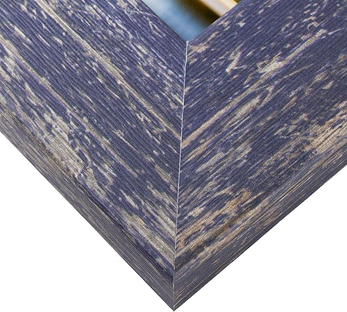 Craig Frames American Barn, 19.25x26.75 Picture Frame, Faux Barnwood, Blue