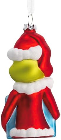 Hallmark Dr. Seuss's Grinch Christmas Ornament (Grinch with Present) - Image 5