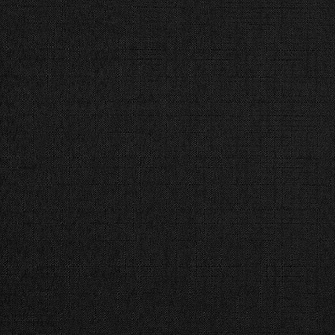 ECLIPSE Kendall Modern Blackout Thermal Rod Pocket Window Curtain for Bedroom or Living Room (1 Panel), 42 in x 84 in, Black