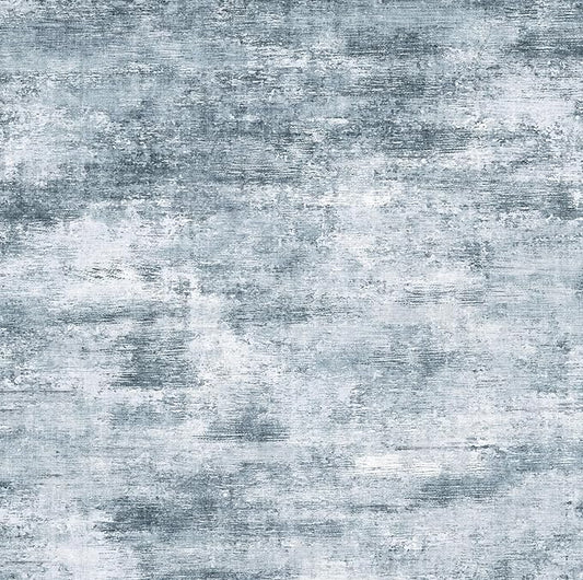 12x12ft Square Living Room Rug – Non-Slip Washable Extra Large Floor Carpet for Bedroom, Dining Room, Playroom Room – Modern Abstract Neutral Thin Low-Pile Big Indoor Rug (Misty Blue Gray)
