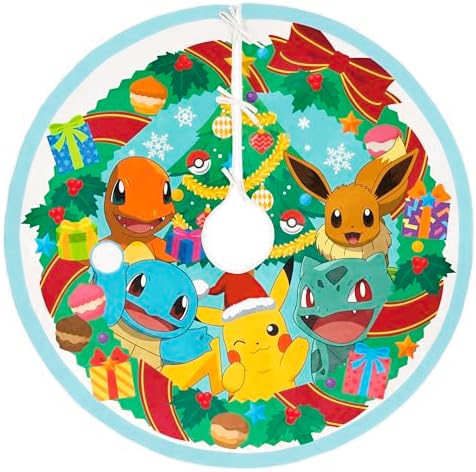 Hallmark Keepsake 48" Christmas Tree Skirt (Pokémon Holiday) by HallmarkKeepsake