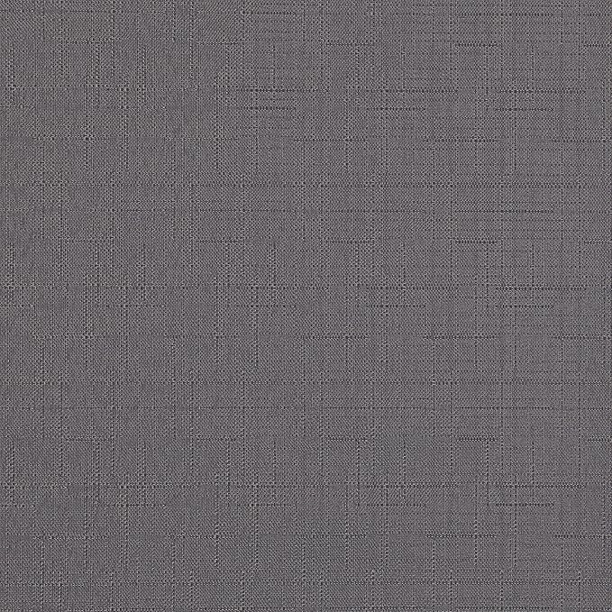 ECLIPSE Kendall Solid Textured Blackout Thermal Insulated Lining Grommet Window Curtain for Bedroom (1 Panel), 42 in x 54 in, Charcoal